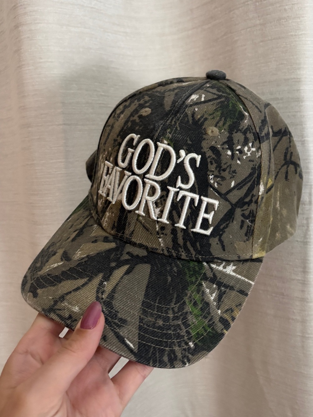 PRAYING| GOD’S FAVORITE CAMO HAT